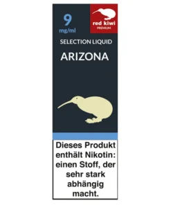 Red Kiwi eLiquid Selection Arizona 9mg Nikotin/ml (10 ml)