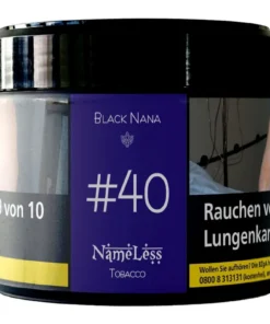 Diverse Shishatabak Nameless Black Nana #40 Shisha Tabak (Dose á 200 gr.)