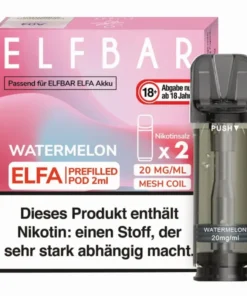 Elfbar Elfa Pod Watermelon 20mg Nikotin 2ml (2 Stück)