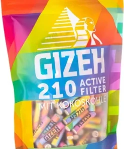 Gizeh Active Filter 6mm Rainbow (210 Stück)