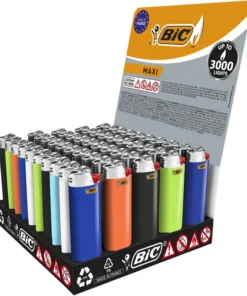 Feuerzeuge Bic Maxi Reibrad Neutral (50 x 1 Stück)
