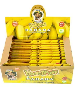 Drehpapier Honeypuff KS Bananen-Aroma 32 Blatt (Packung á 12 Stück)