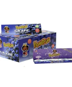Drehpapier Honeypuff KS Grape-Aroma 32 Blatt (Packung á 12 Stück)