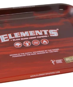 Elements Red Drehtablett aus Metall (1 Stück)