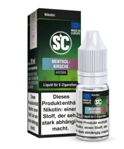 SC eLiquid Menthol Kirsche 12mg Nikotin/ml (10 ml)