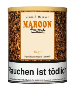 Danish Mixture Pfeifentabak Maroon Hausmarke (Dose á 200 gr.)