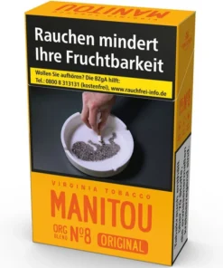 Manitou Zigaretten Original Org Blend No. 8 Gold L-Box (10x20er)