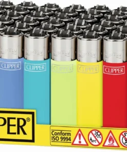Clipper Feuerzeuge Solid Branded (48 x 1 Stk.)