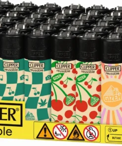 Feuerzeuge Clipper Gizeh Cherry (48 x 1 Stück)