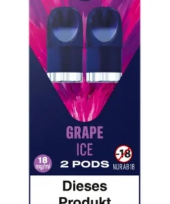 blu bar Pod Grape Ice 18mg Nikotin/ml (2 Stück)
