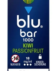 blu bar Kiwi Passionfruit Einweg E-Zigarette 18mg (1 Stück)