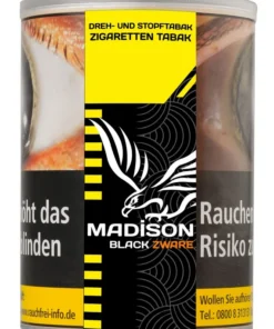 Madison Zigarettentabak Black Zware (Dose á 120 gr.)