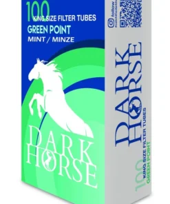 Dark Horse Green Point Minze Click Zigarettenhülsen (100 Stück)