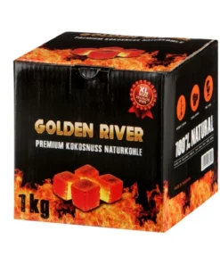 Golden River Shisha Hookah Kohle Kokusnuss (Gebinde á 1000 gr.)