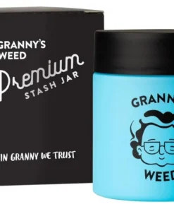 Granny’s Weed Premium Kräuterglas blau (1 Stück)