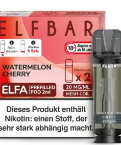 Elfbar Elfa Pod Watermelon Cherry 20mg Nikotin 2ml (2 Stück)