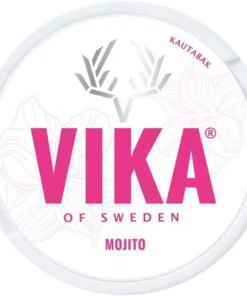 Vika Kautabak Mojito Xanthan Geschmack Erdbeer Ice Minze Nikotinstärke 12mg/g (12 gr.)