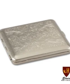 Zigarettenetui Metall VH 18er Nickel satiniert Venetian mit Gummizug