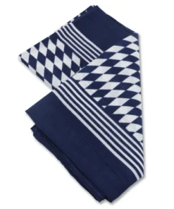 Schnupftuch bayrisch Rauten blau