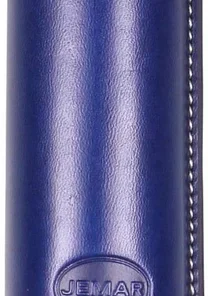 Etui Kalbsleder blau 1er
