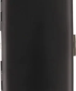 PEARL Zigaretten-Etui Metall schwarz/matt 12er