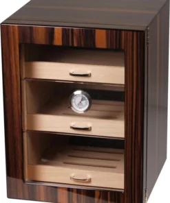 Humidor-Schrank mit Acryltür und 3 Schubladen