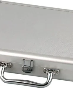 Reisehumidor Alu/Diacut-Dekor mit Griff für 12 Cigarren