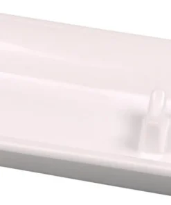 Zigarrenascher Keramik weiß 1 Ablage