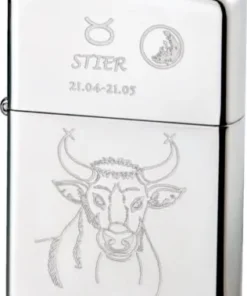 Original ZIPPO chrom poliert Stier