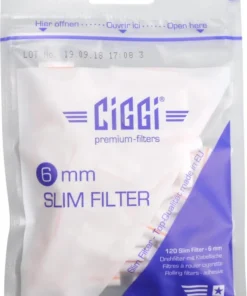Ciggi Drehfilter Slim Klebestreifen 6mm