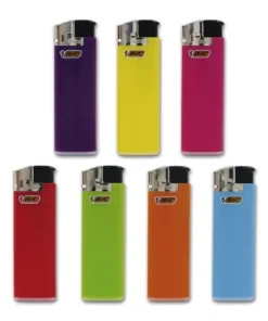 Einwegfeuerzeug Piezo BIC Bicolors Steller mit 50 Stück