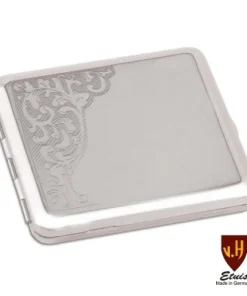 Zigarettenetui Metall VH 18er Nickel/poliert Venetian mit Gummizug