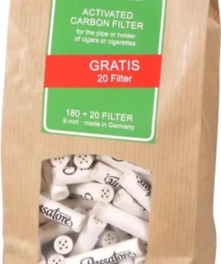 PASSATORE 9mm Aktivkohlefilter