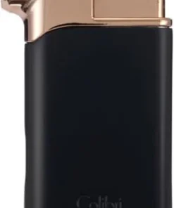 COLIBRI Pfeifenfeuerzeug Pacific II” schwarz/rosegold”