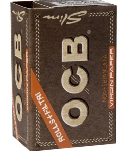 OCB Unbleached Rolls + Tips Virgin Paper