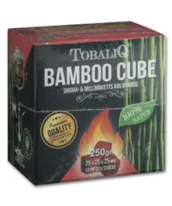 Wasserpfeifenkohle TOBALIQ Bamboo Cube 250 g