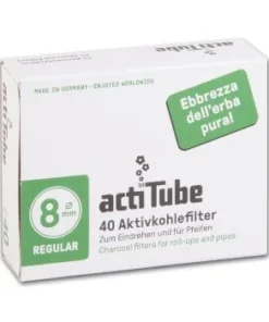 ActiTube Regular 8 mm Aktivkohlefilter 40 Stück