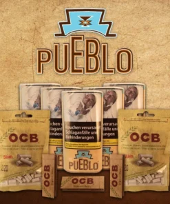 Pueblo Mix – 5 Beutel Pueblo 30g + 2x OCB Organic Slim Filter und 3 x OCB Organic Hemp Papier