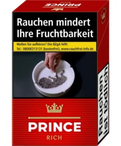 PRINCE Rich Edition Automatenpackung Zigaretten