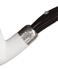 Barling 1812 – Ivory Army Bent Smooth Pfeife