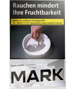 MARK ADAMS No.1 White & Silver