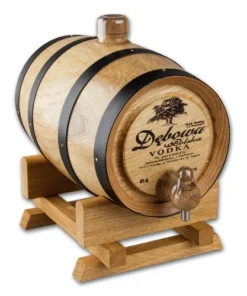 Vodka DEBOWA de Chene 40 % Vol. im 1 Liter Holzfass