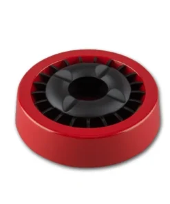 Metallascher STERNEINSATZ OHNE DECKEL Rot/Schwarz Ø 13cm