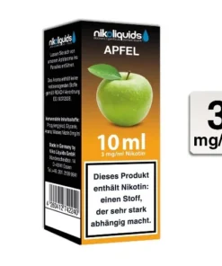 Nikoliquids Apfel 3 mg