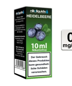 Nikoliquids Heidelbeere 0 mg