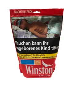 WINSTON Volumen Tobacco Red Zip Bag-3XL Nachfüllpack