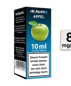 Nikoliquids Apfel 8 mg