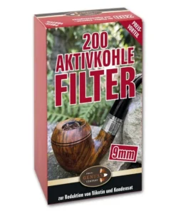 Ermuri 9mm Aktiv Kohlefilter 200 Stück