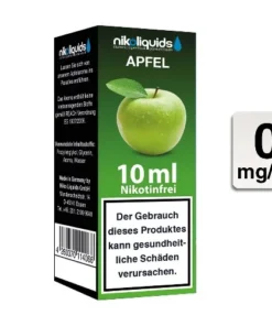 Nikoliquids Apfel 0 mg