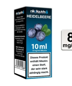 Nikoliquids Heidelbeere 8 mg